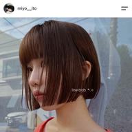 切りっぱなしボブ♩ ⸒⸒ (20代限定)