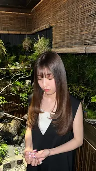 🩷ロングレイヤーカット🩷トリートメント付き🫧