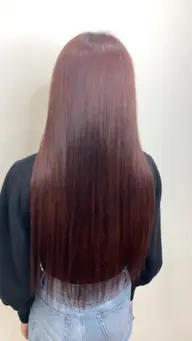 【✨ 中本指名クーポン 美髪ストレート✨】最高級美髪縮毛矯正+デザインカット+髪質改善TR✨ホームケアプレゼント✨