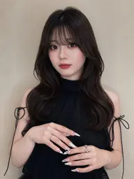 🩶韓国風コテ巻きスタイリング🩶