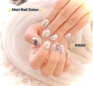 「人気No.3」💗シンプルミラーネイル「オフ込み」