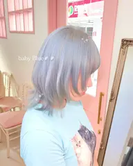 【🌟当日ご来店の方限定🩷】カット＆ケアブリーチ＆プレミアムケアカラー＆超音波アイロントリートメント
