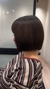 【🌸ミニモ限定🌸】ボブカット＋透明感ワンカラー（白髪染めも〇）＋1stepトリートメント🫧