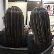 カット&カラー(ハイライト)&トリートメント&マイクロバブル