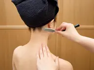 襟足シェービング