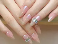 🫧人気ミラーワンカラーネイル🧸ベース付き🫧¥6,600