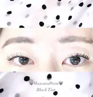ブラックティント🩶⛓️韓国風マスカラパーマ+ブラックコーティング付🐦⬛