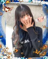 ✂️💖似合わせカット+インナー2回ブリーチ+全体カラー💖✂️