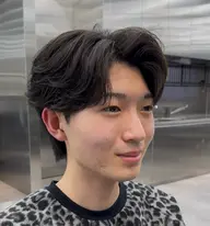 メンズカット+ニュアンスパーマ カットはスタイリストがして下さいます💁