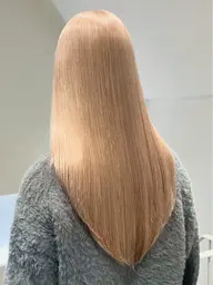 ケアブリーチ+うる艶カラー🧚♂️🪄