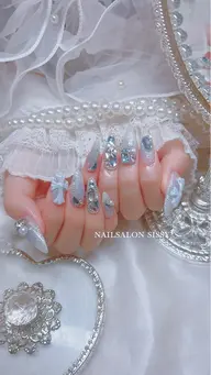オフあり🎀ハーフチップ長さだしアートし放題