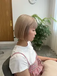 【新規限定クーポン】ケアブリーチ+ケアカラー+3stepトリートメント