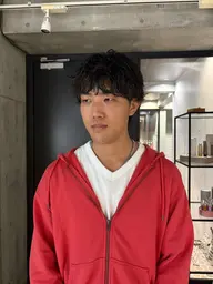 【🌀メンズパーマ+クイックヘッドスパ(10分)🌀】
