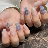🤎【オフなし】1cm以上の長さ出し💐チップスカルプ(アート6本まで)