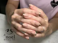 【韓国ワンホンネイル】ガラスフレンチ/ベイビーブーマー 7480円