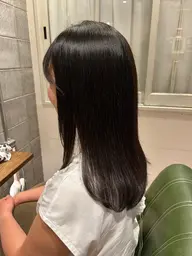 美髪縮毛矯正+カット+水素トリートメント