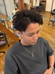 【新規限定】🔥人気No.1🔥メンズカット+パーマ+マイクロバブル¥13700→¥9590
