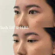 【ミニモ学割】まつげパーマ+HBL(アイブロウ) 同時施術メニュー✨️