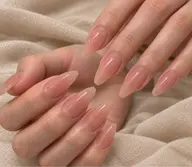 オフなし│チップ長さだし│ヌーディーワンカラー