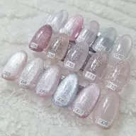 【オフ無し】煌めくマグネットネイル★フラッシュネイル★パラジェル変更+¥1000