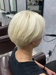 【男性限定】ブリーチ3回+カラー+メンズカット+トリートメント