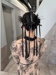 ヘアアレンジ（金箔込み）　　　　　　　　　　　　　ご希望があれば事前にお写真を送っていただきますようお願いします