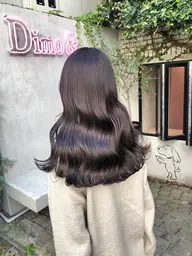 トーンダウン🔅暗めcolor🤎+補修トリートメント🫧