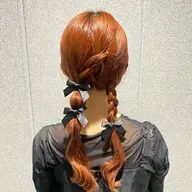 【特別な日のお出かけ前に🩷💨】ワンカラー🍒➕簡単アレンジ🎀(シャンプーブロー込み)