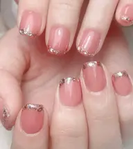 【オフなし】💅ラメフレンチ🪞ガラスフレンチのご予約もこちらから　オフィスネイルにオススメ💎 ※初回限定