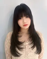 💎レイヤーカットモデル＋超音波トリートメント💎(レイヤー/韓国ヘア/新宿/すぐ予約不可)