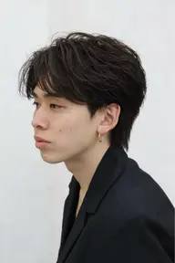 メンズ曲がる縮毛矯正のみ