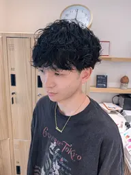 【🩵メンズ限定🩵】カット✂️+カラー🐾+✨パーマ✨