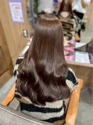 ファッションカラー(ワンカラー)➕Aujua3stepトリートメント🫧