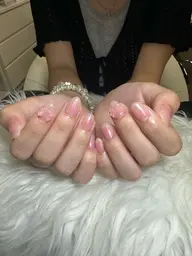 🌸チークネイル💅