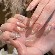 【hand】マグネット✖️フラッシュネイル🌟 オフ無料／ケア込み／フィルイン対応／美フォルム
