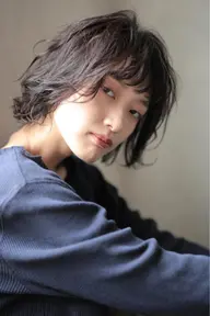 ◇9月少数人限定クーポン◇【抜け感再現】カット & パーマ & トリートメント