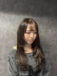 🎀シングルカラー+プラチナ毛質60本~