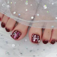 👣フットネイル定番2本デザイン👣オフ込み🉑¥7300