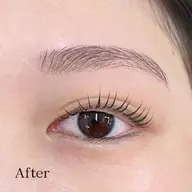 《mina式》骨格似合わせアイブロウWAX＋まつ毛パーマ（上下）
