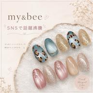 snsで話題！！my &bee 微粒子マグネットカラー限定デザイン！！