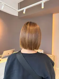 メンテナンスカット+縮毛矯正+髪質改善トリートメント✨️