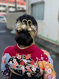 🎌2027年《 成人式 》振袖着付け+ヘアセット