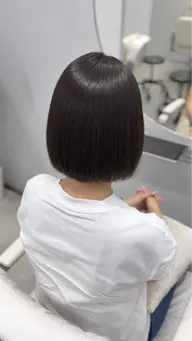 【ショート限定✨】自然な縮毛矯正＋ケアトリートメント付き