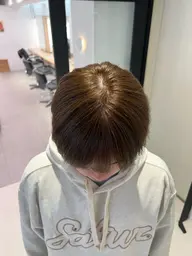 オリーブ系カラー+Aujuaクイックトリートメント