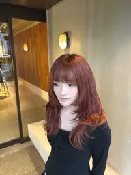 🥇【人気No.1】髪質改善カラー+韓国風レイヤーカット💐艶と小顔を叶える美髪コース