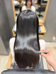 【広がるストレス髪へ★髪質・骨格診断付き】カット+美髪縮毛矯正+Tr🫧✨