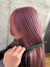 【ご新規様】🌟ケアブリーチ(全頭ブリーチ)+カラー+3stepトリートメント