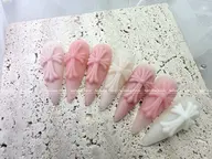 【SNS話題】チップ長さ出し・クロムネイル　¥13500