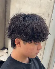men'sカット+シャドウパーマ※ケアパーマ