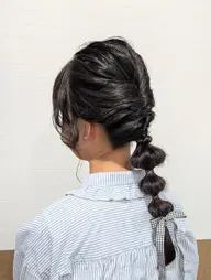 【七五三/結婚式】ヘアアレンジ🎀たまねぎヘア
